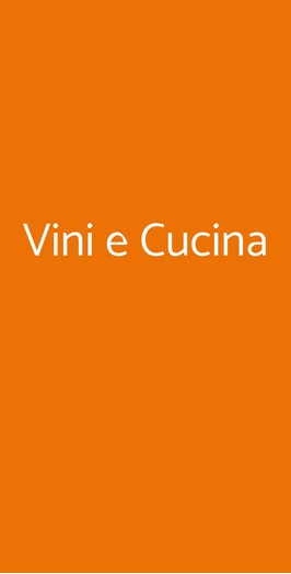 Vini & Cucina Blasi, Roma