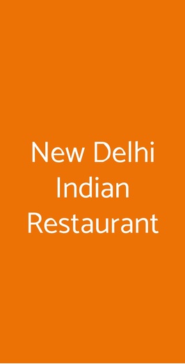 New Delhi Indian Reastaurant, Roma