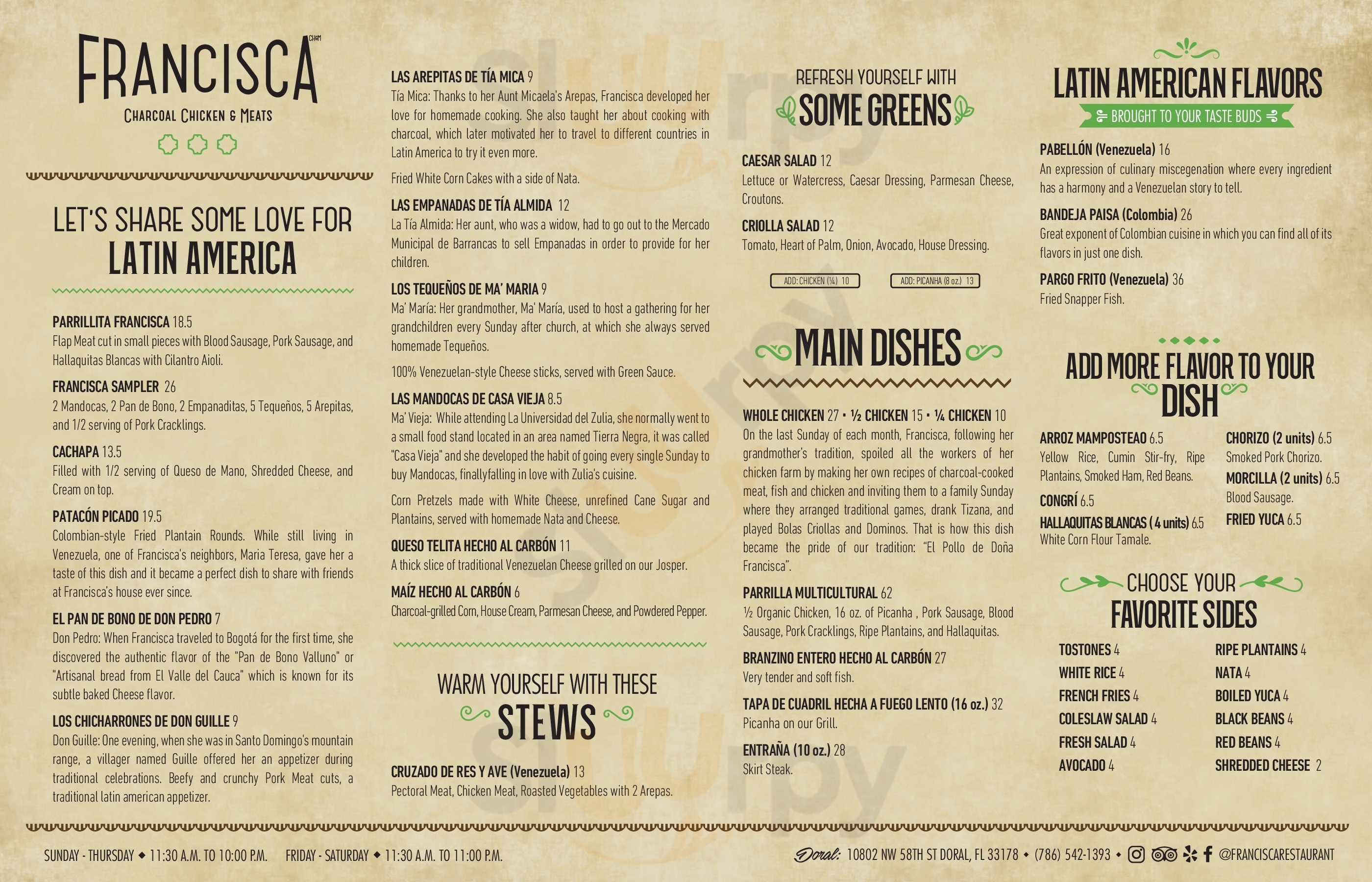 Main Menu - Nono's Caffe