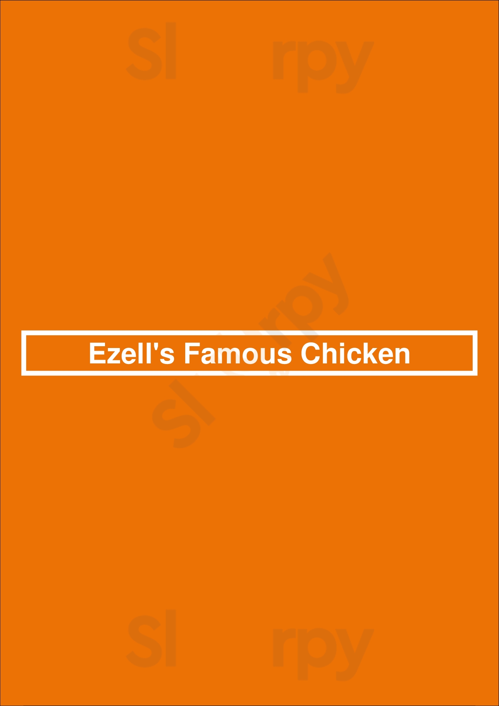 Ezell's Famous Chicken Renton Menu - 1