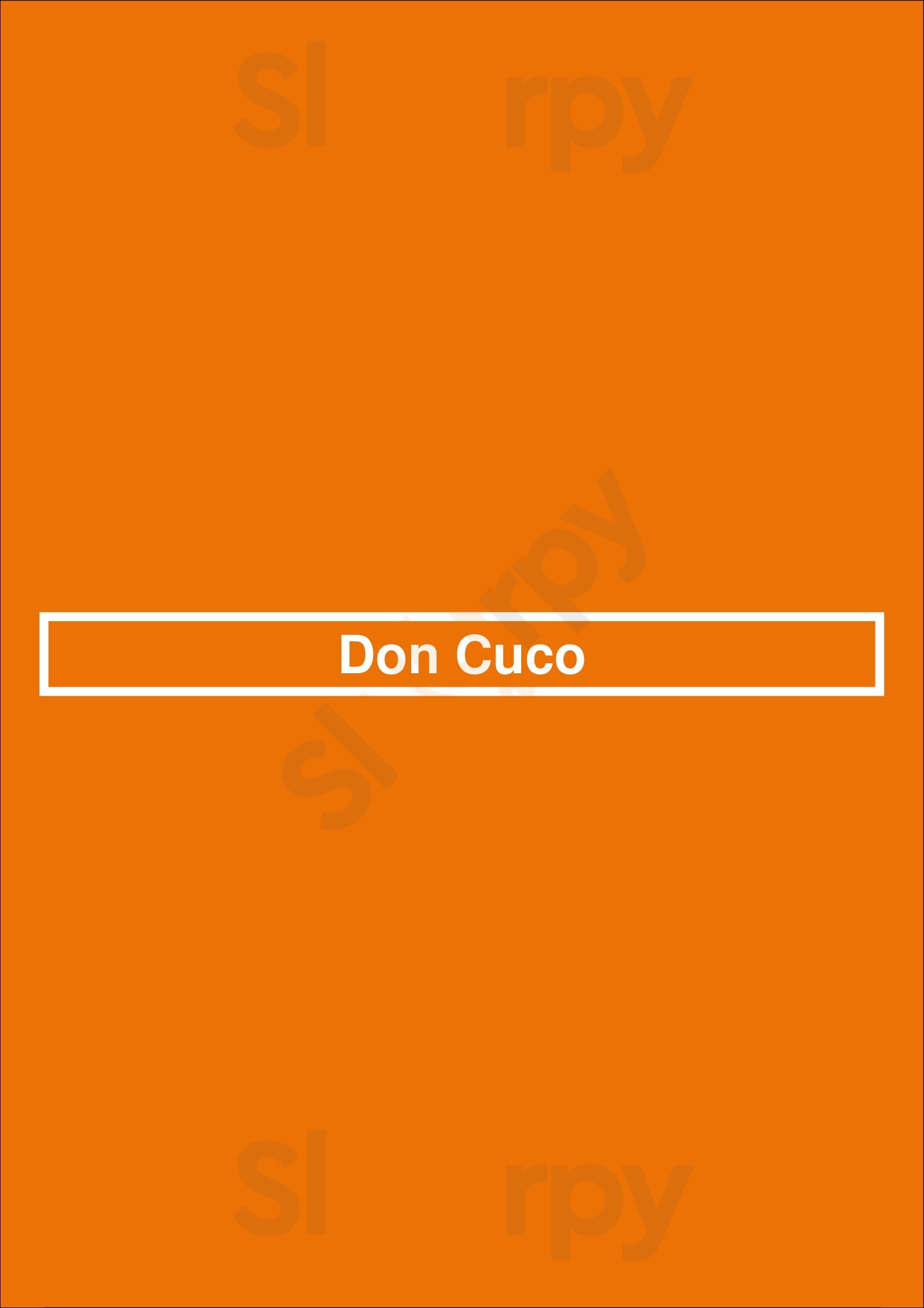 Don Cuco Simi Valley Menu - 1