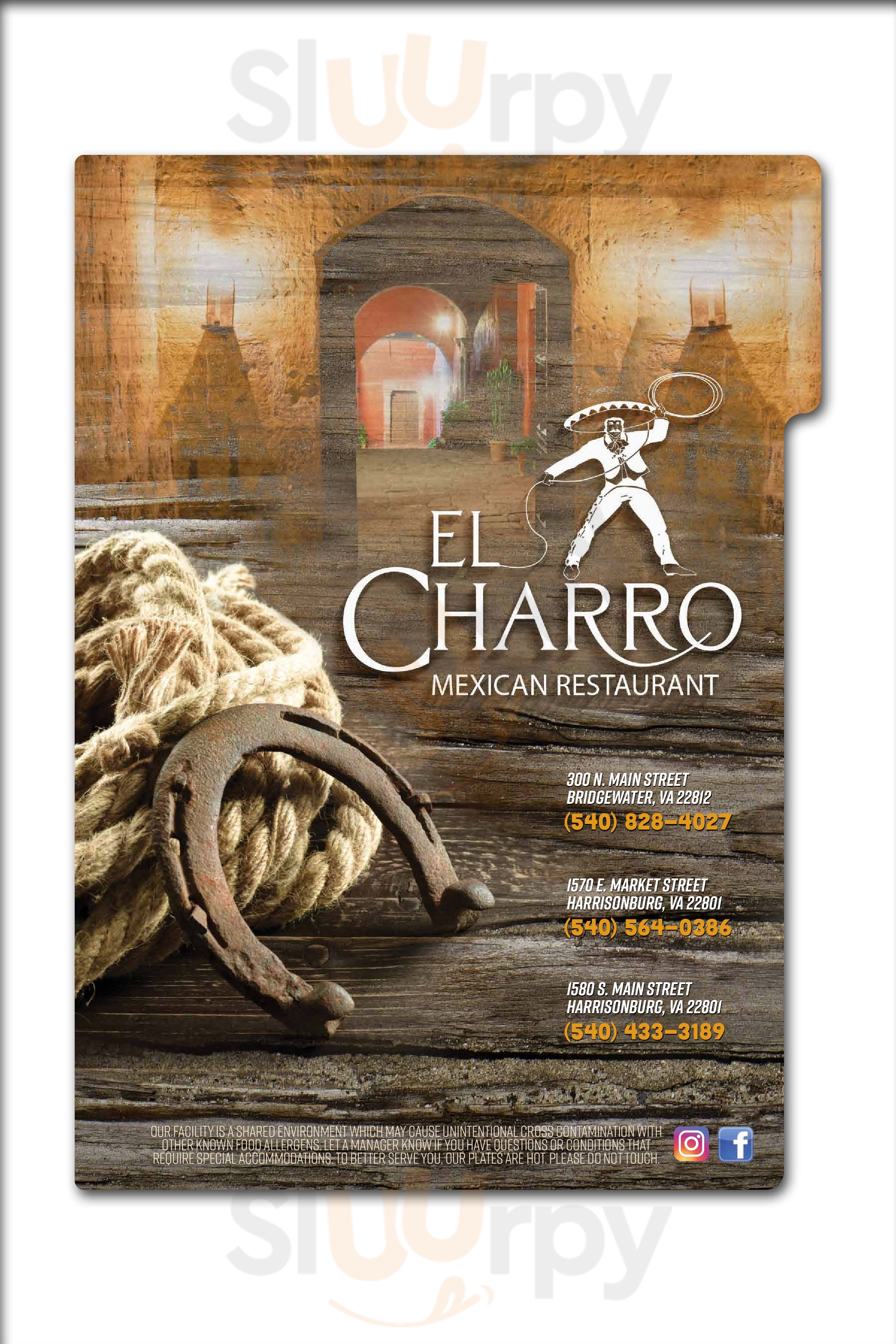 El Charro Harrisonburg Menu - 1