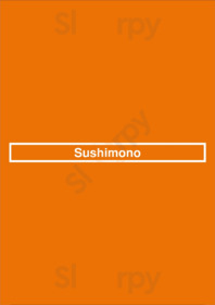 Sushimono menu