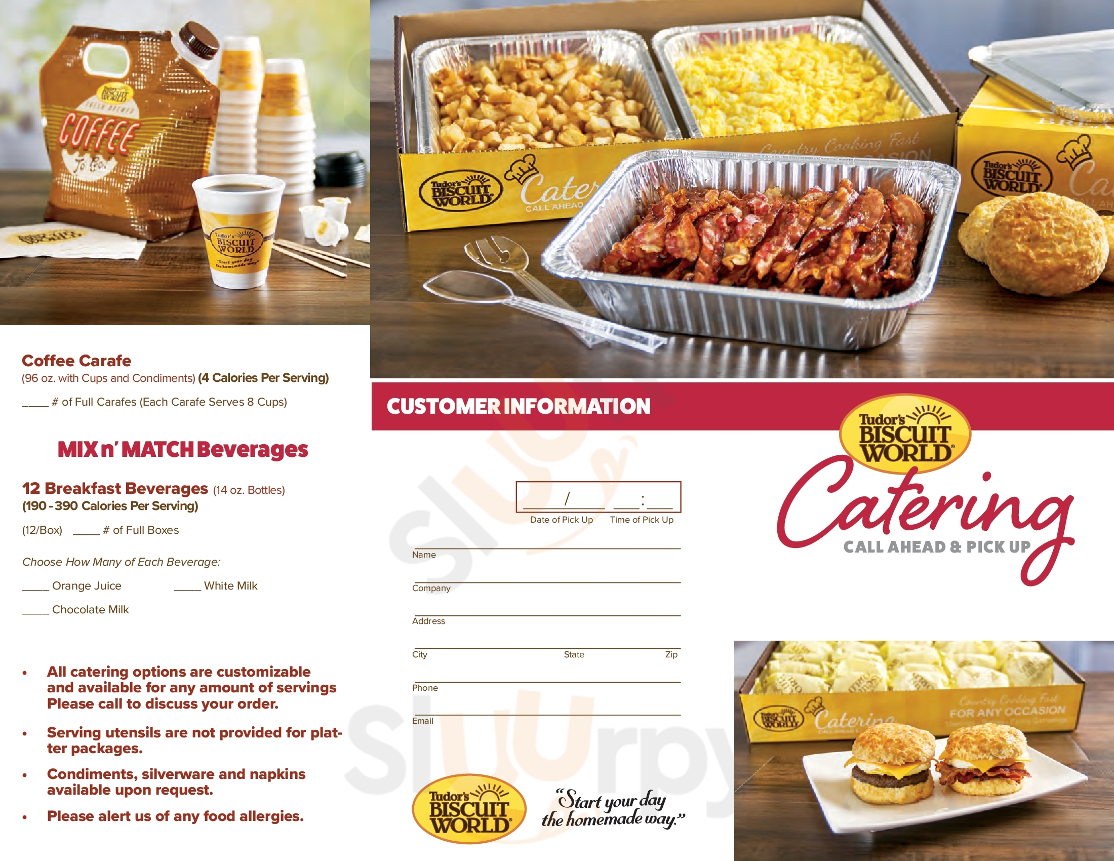 Main Menu - Tudor's Biscuit World