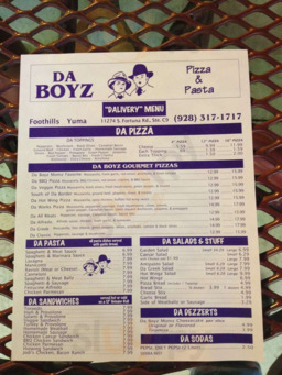 Da Boyz Pizza & Pasta, Yuma