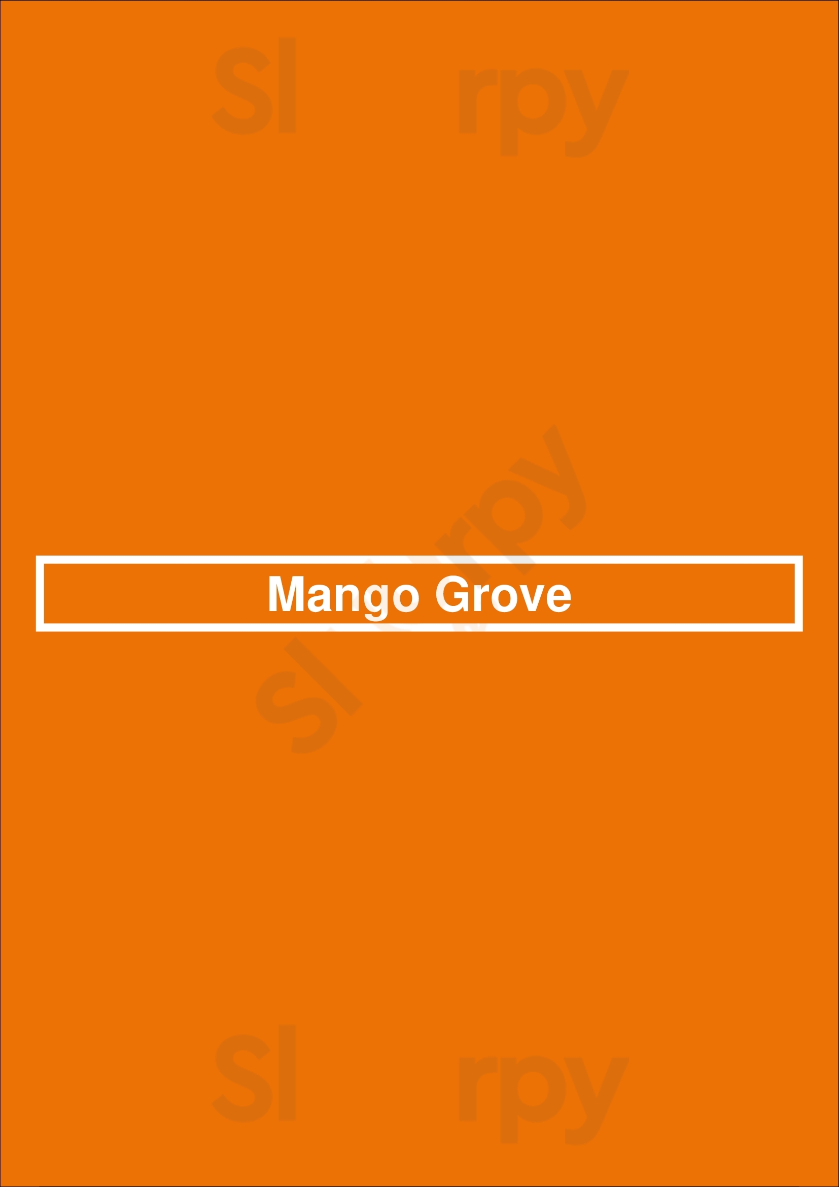 Mango Grove Columbia Menu - 1