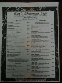 Deb's Downtown Cafe
