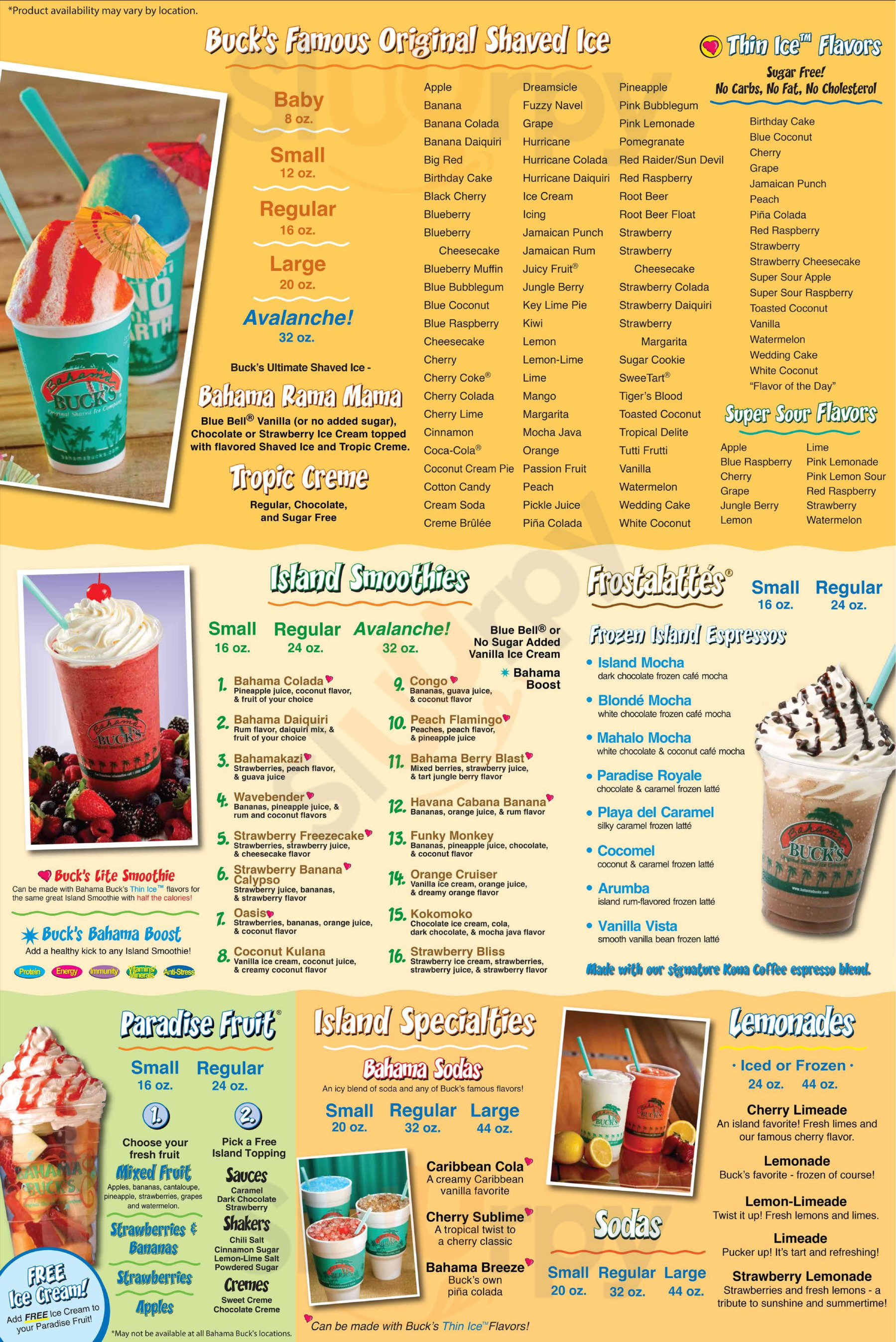 Bahama Buck's Odessa
