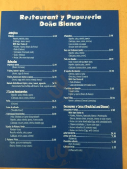Pupuseria Dona Blanca