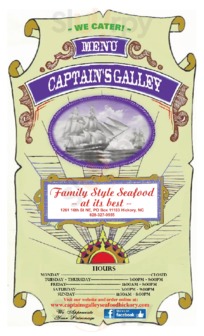 Captain's Galley Seafood Hickory