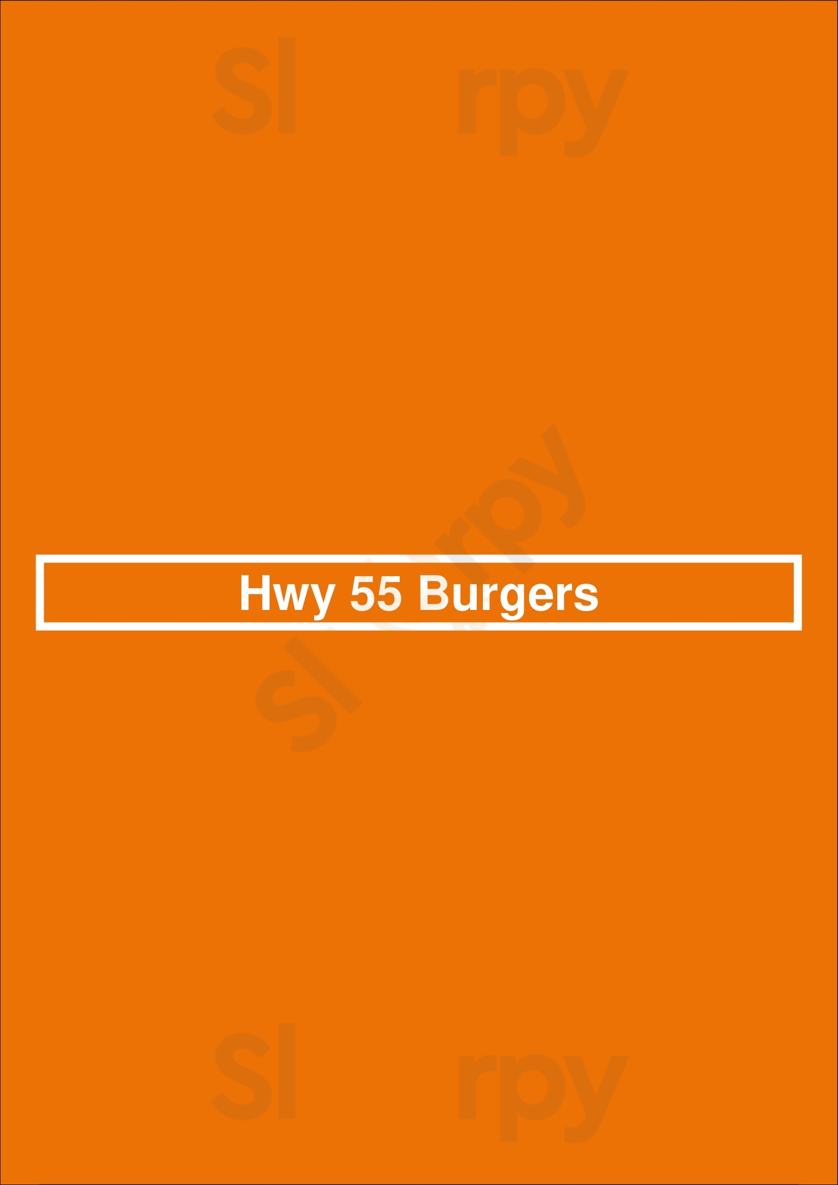 Hwy 55 Burgers Gastonia Menu - 1