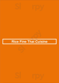 Rice Fine Thai Cuisine