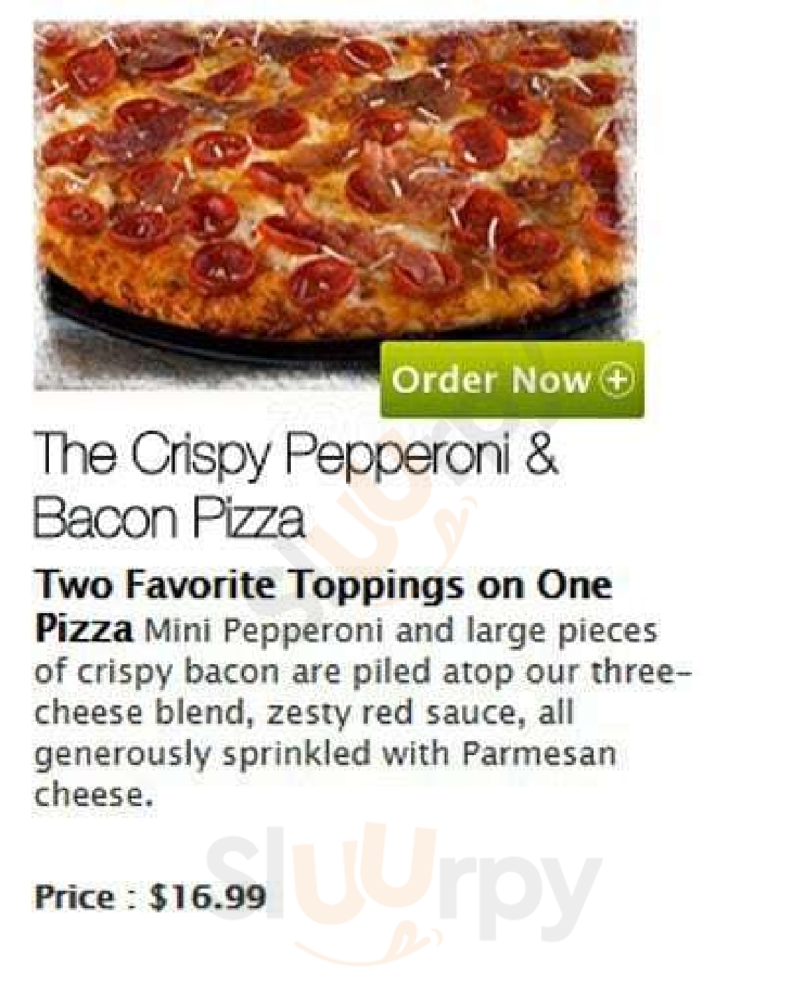 Main Menu - Round Table Pizza