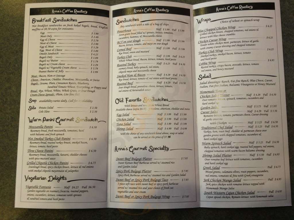 All - Anna's Coffee Roastery