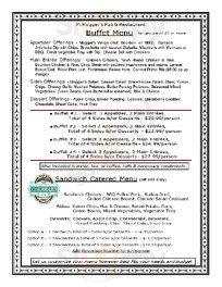 M Moggers Restaurant And Pub menu
