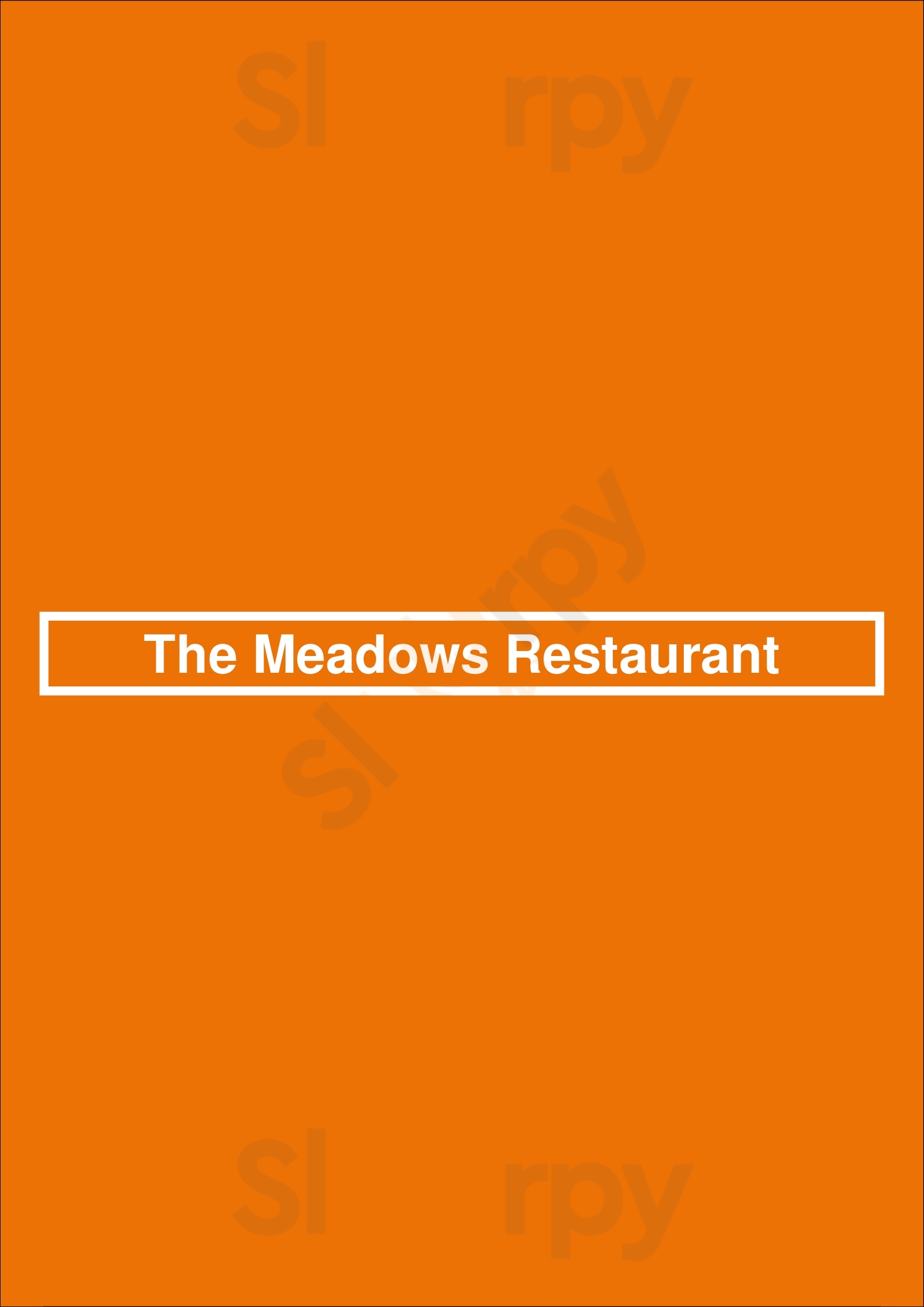 The Meadows Restaurant Kingsport Menu - 1