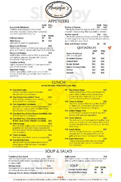 Anasofia's Mexican Grill