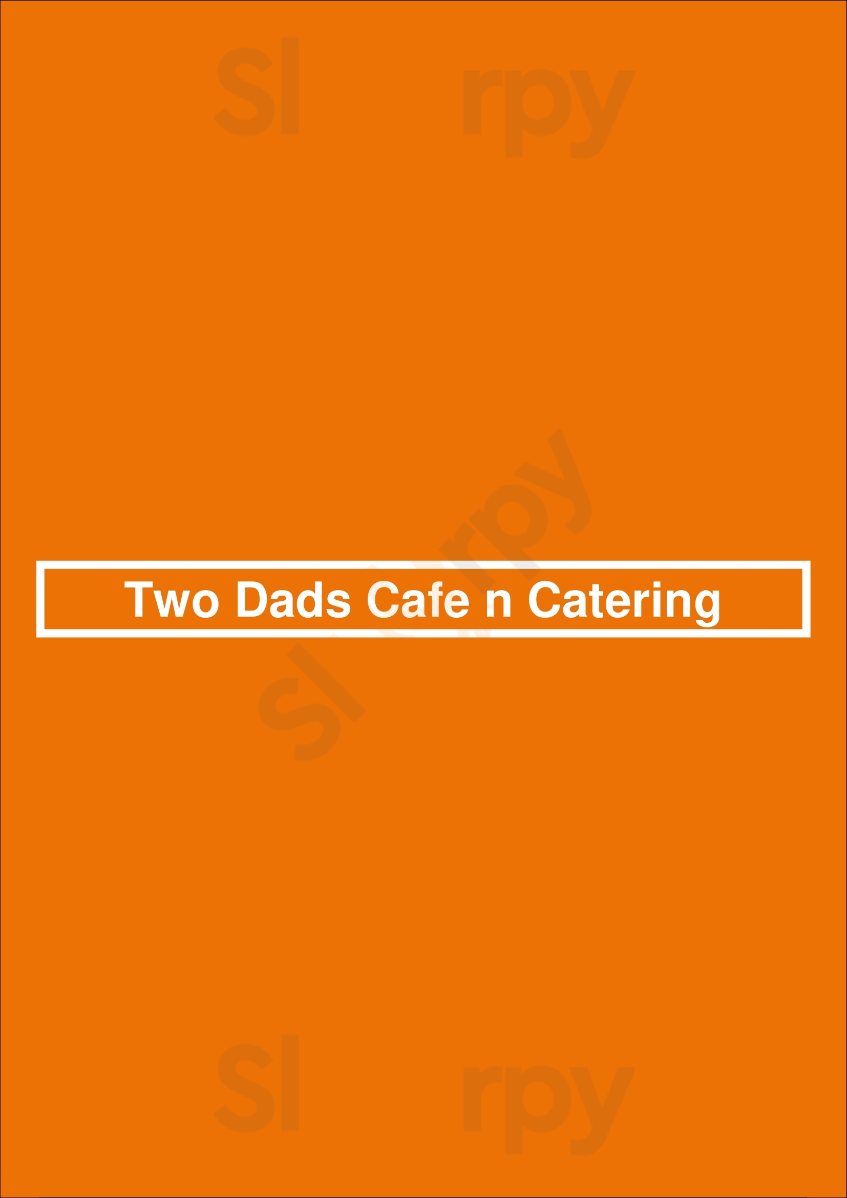 Two Dads Cafe N Catering Kingsport Menu - 1