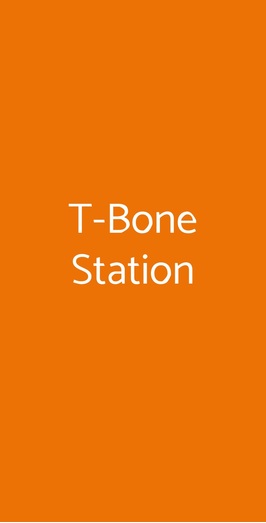 T-bone Station Roma,prati, Roma