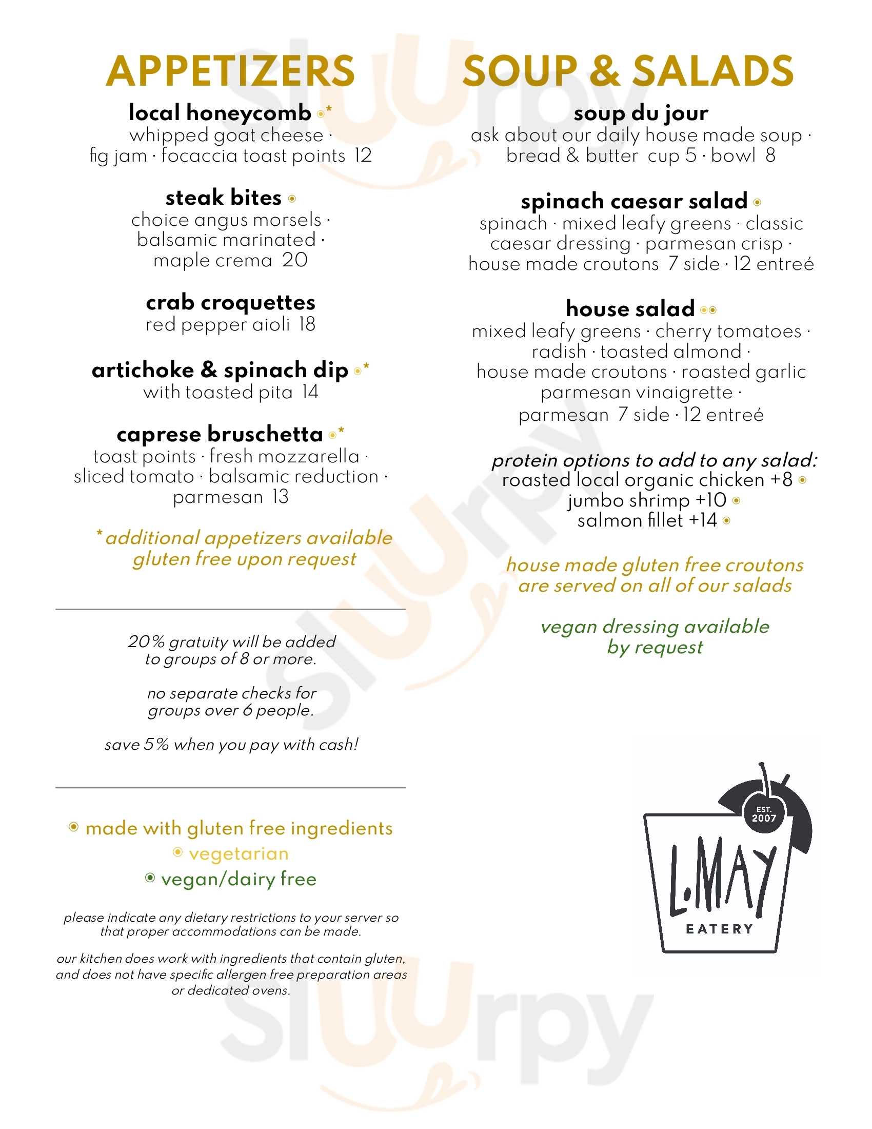 L.may Eatery Dubuque Menu - 1