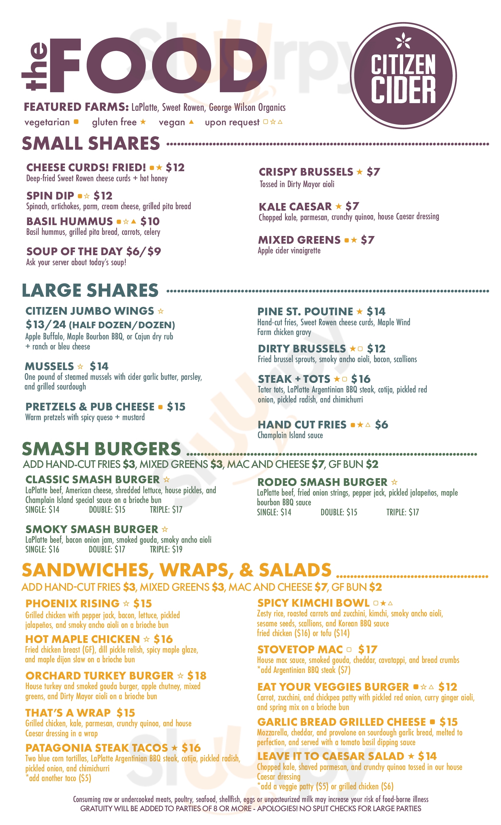 Main Menu - Citizen Cider