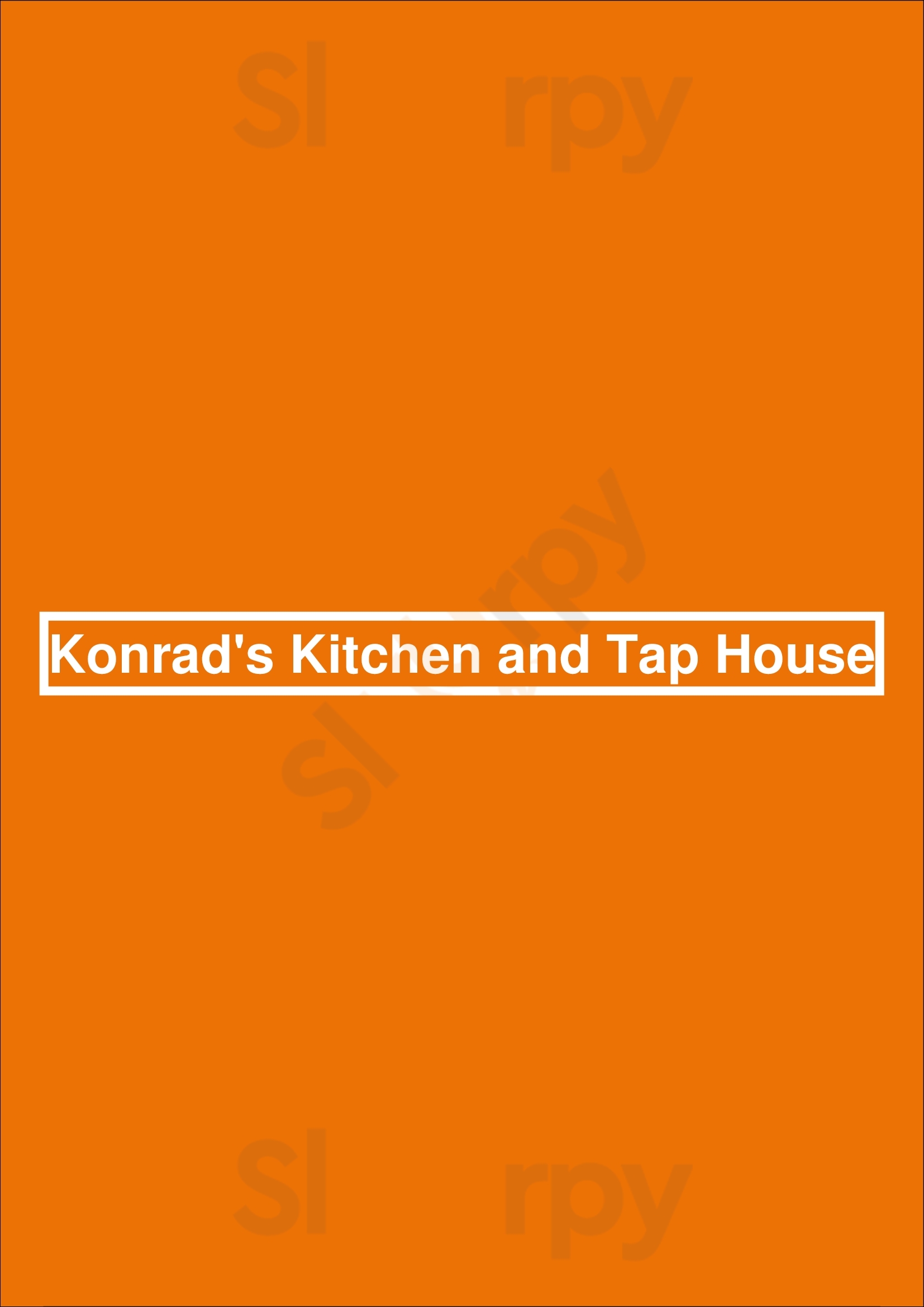 Konrad's Kitchen And Tap House Lee's Summit Menu - 1