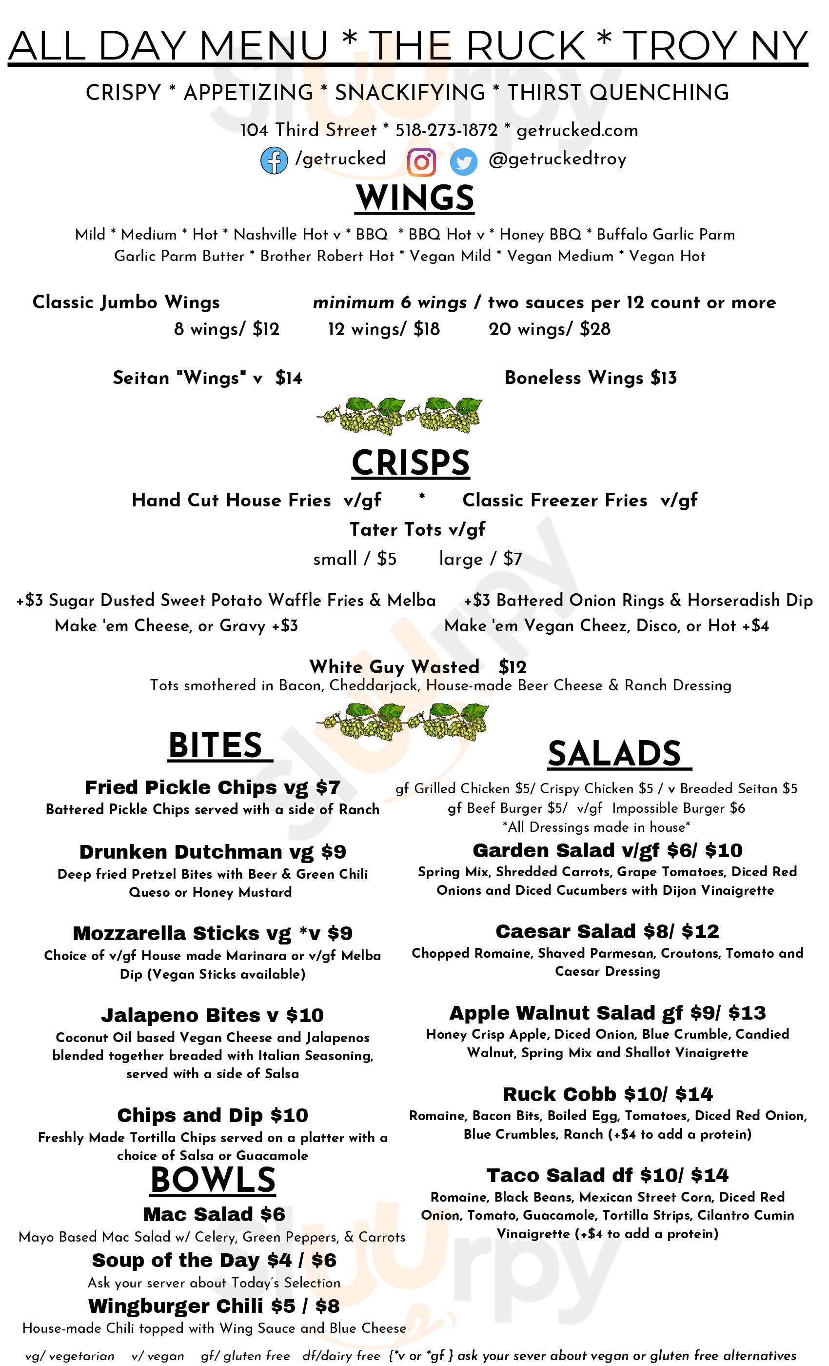 Main Menu - The Ruck