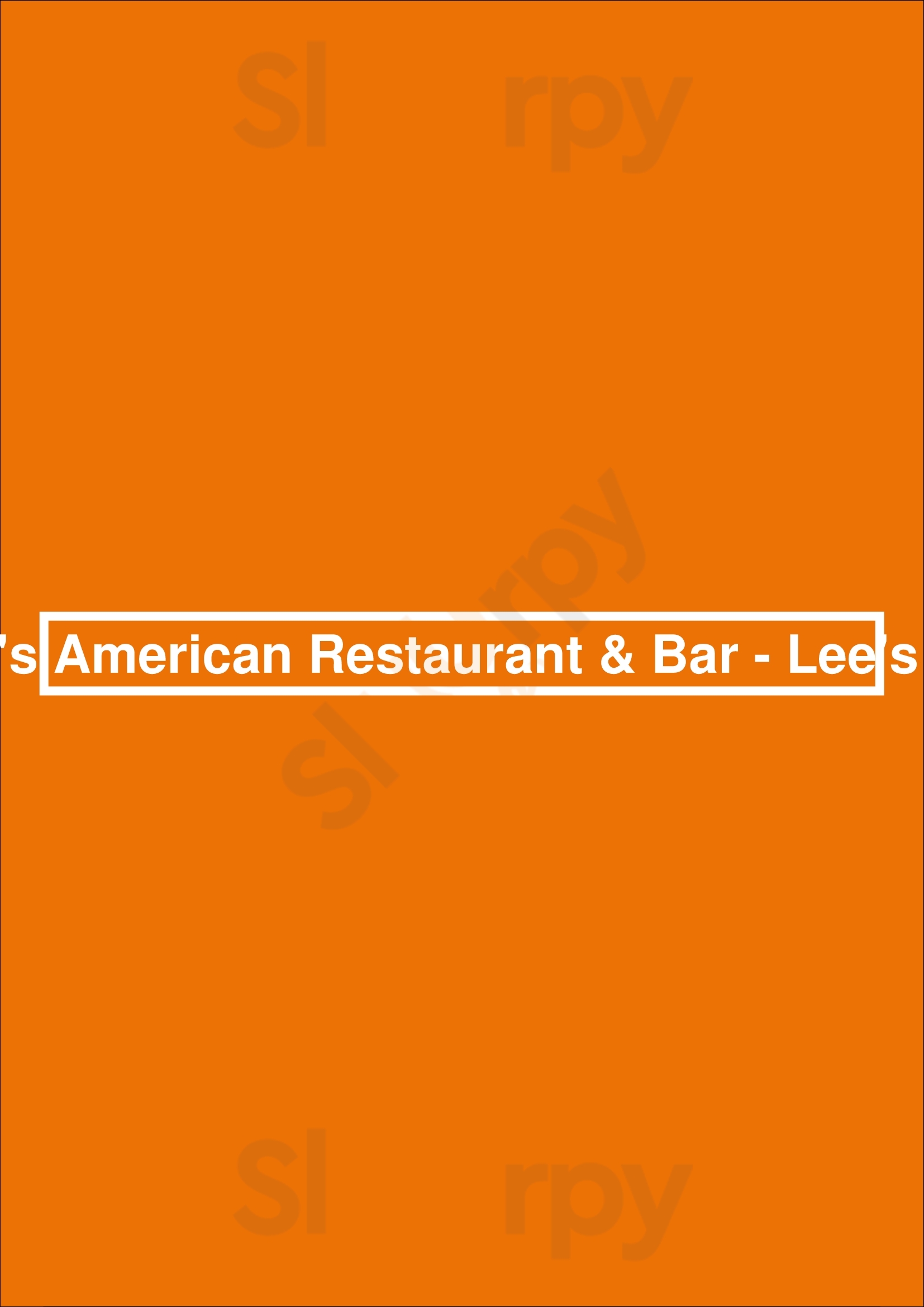 Big Whiskey's American Restaurant & Bar - Lee's Summit, Mo Lee's Summit Menu - 1