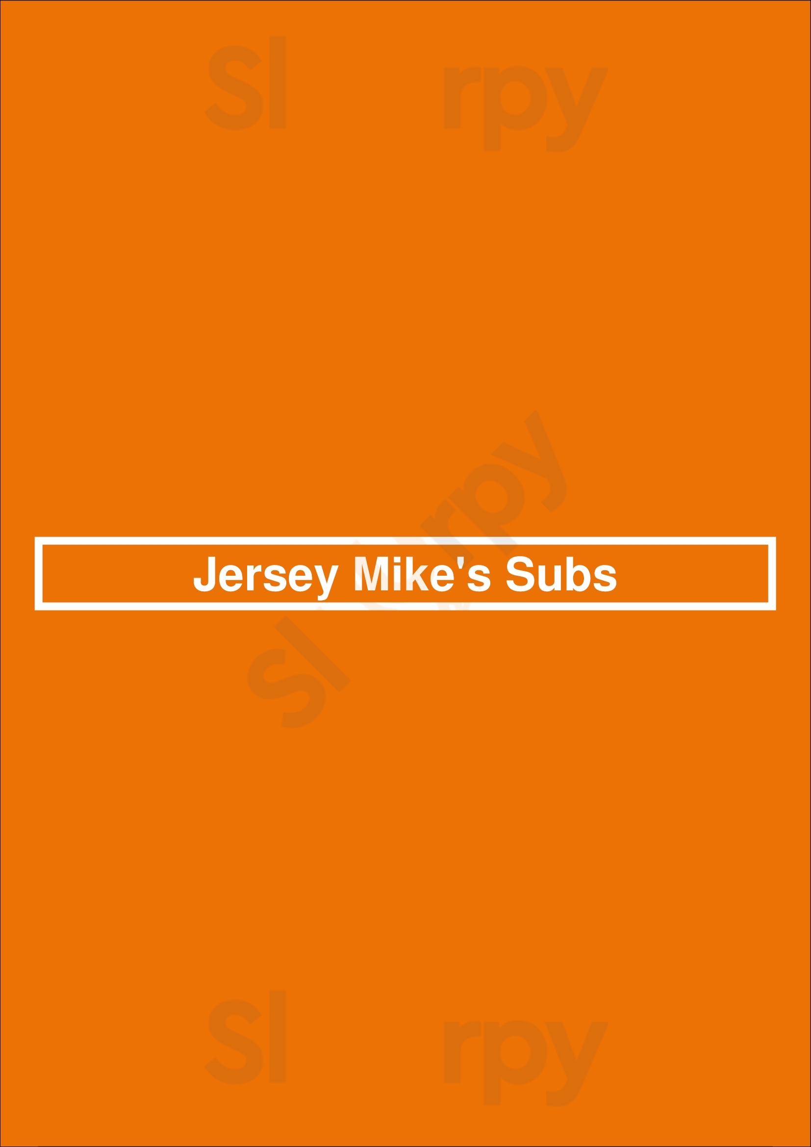 Main Menu - Jersey Mike's Subs