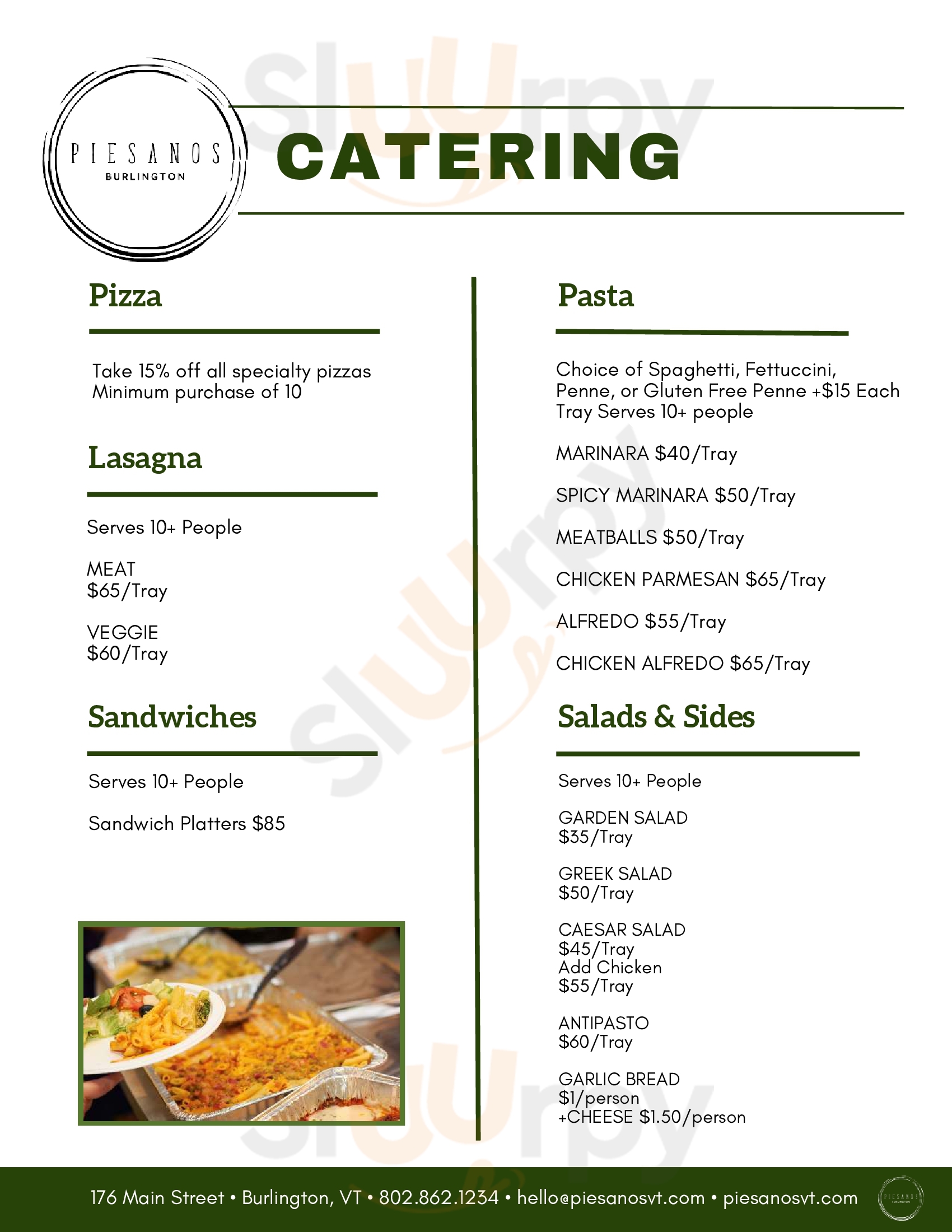 Main Menu - Piesanos