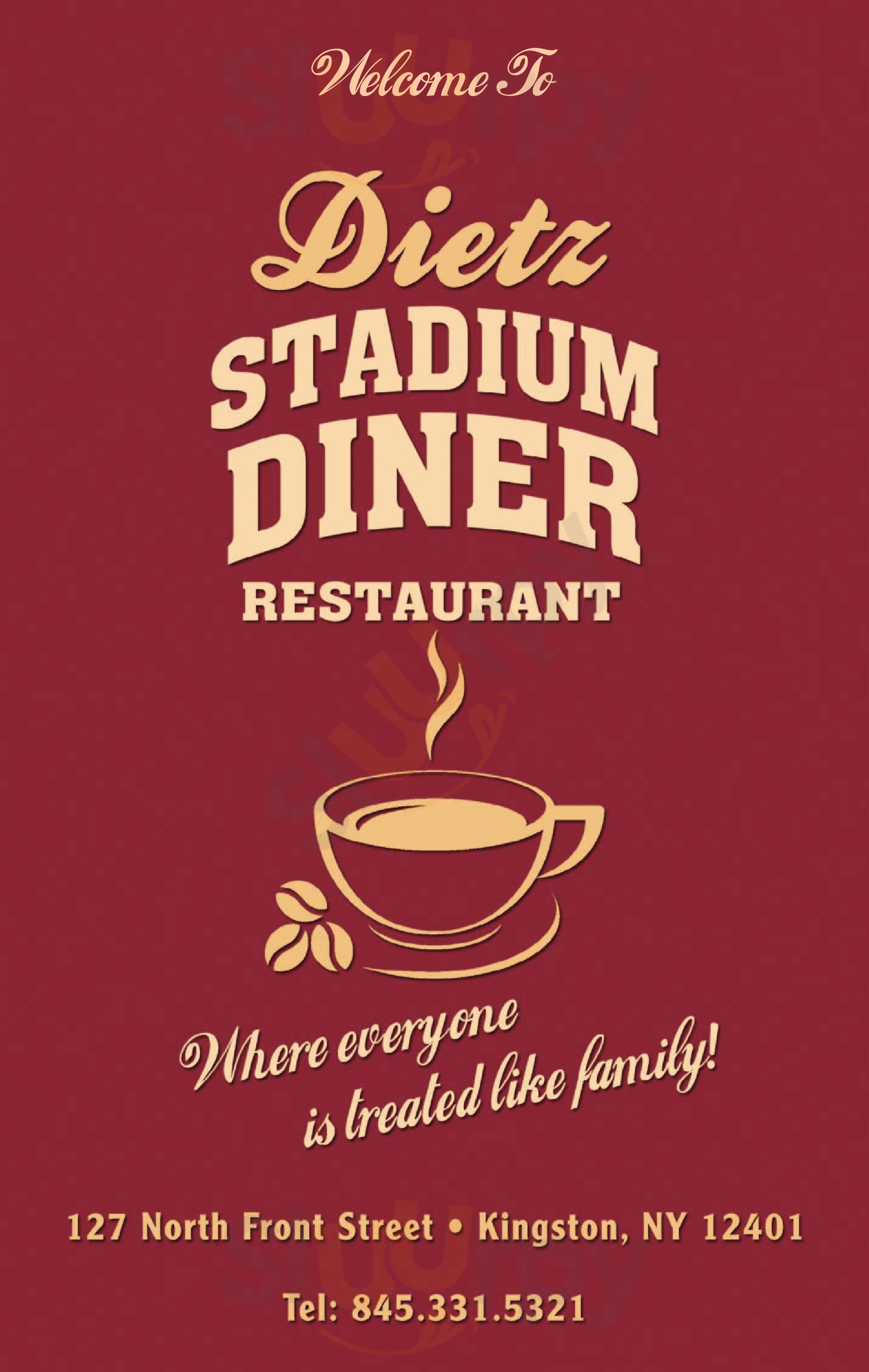 Main Menu - Dietz Stadium Diner