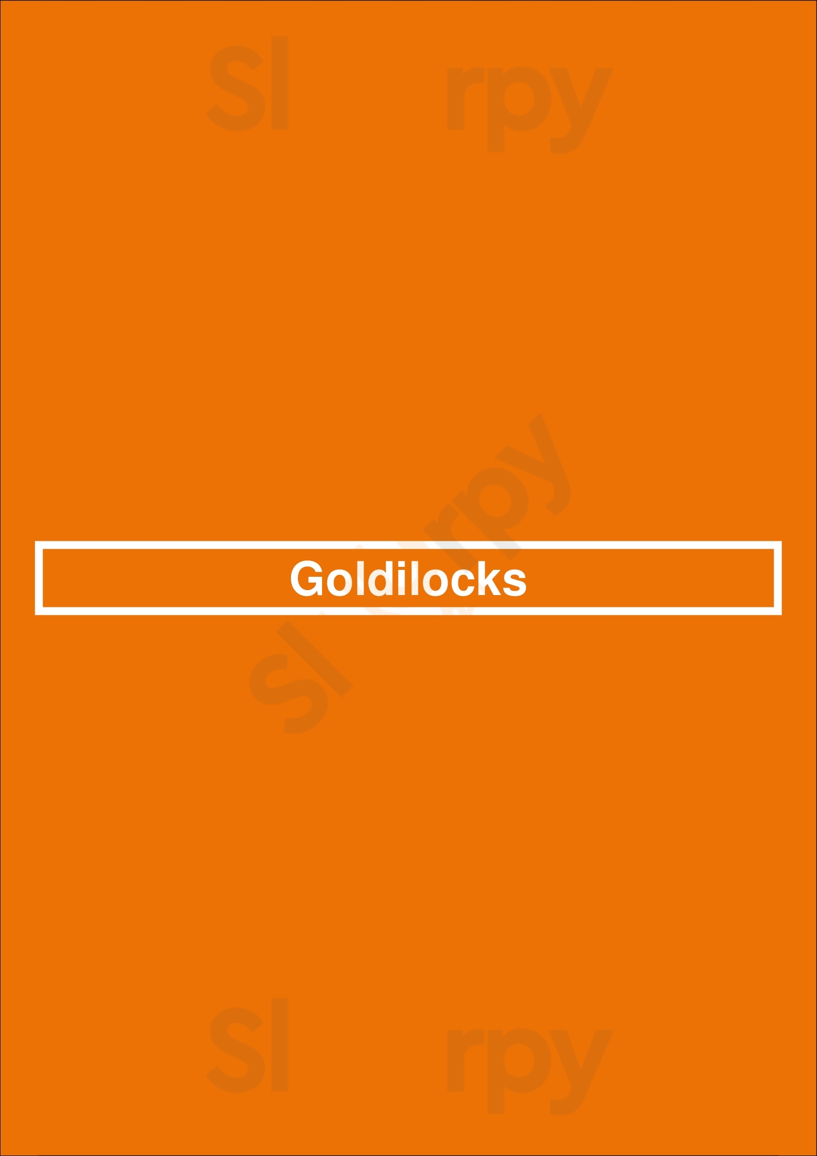 Goldilocks Daly City Menu - 1