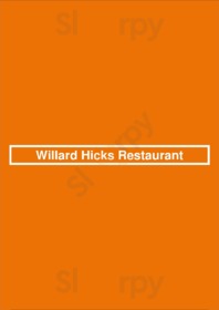 Willard Hicks Restaurant