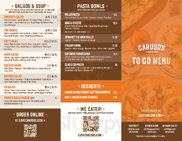 Caruso's Sandwiches And Artisan Pizza