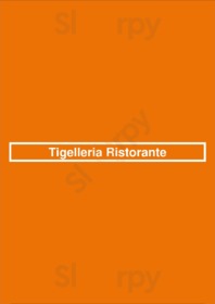 Tigelleria Ristorante menu