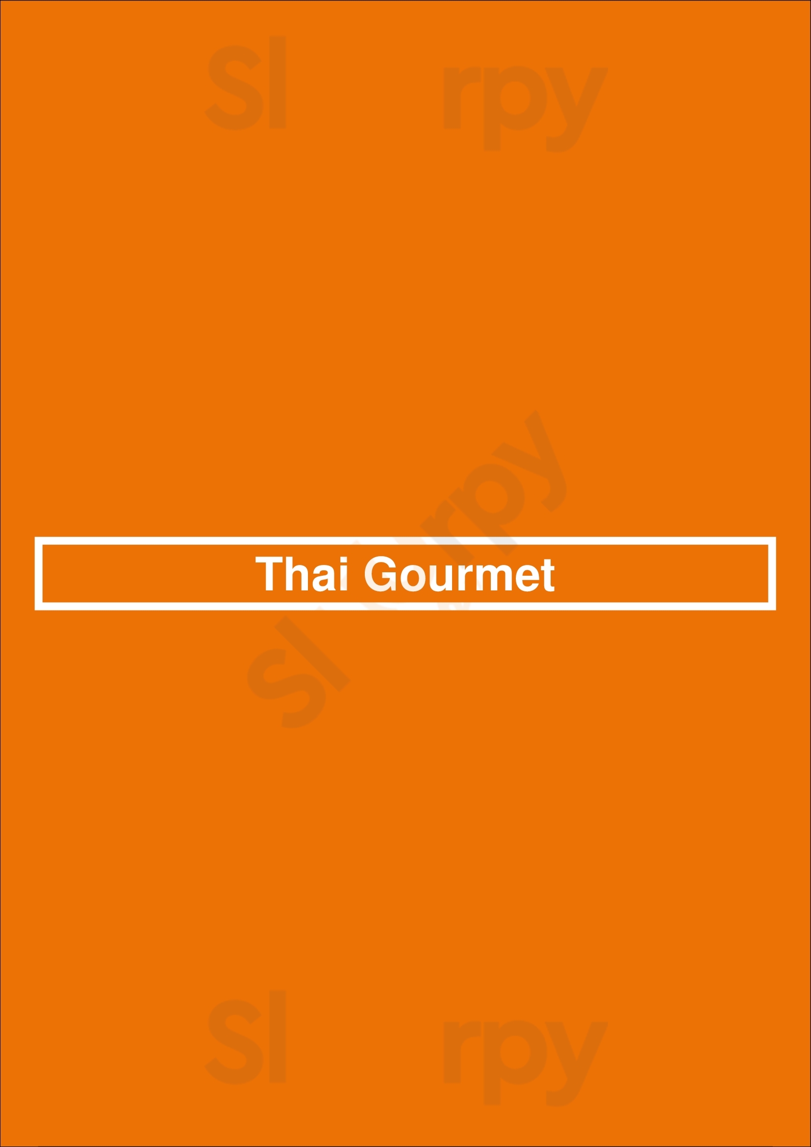 Thai Gourmet O'Fallon Menu - 1