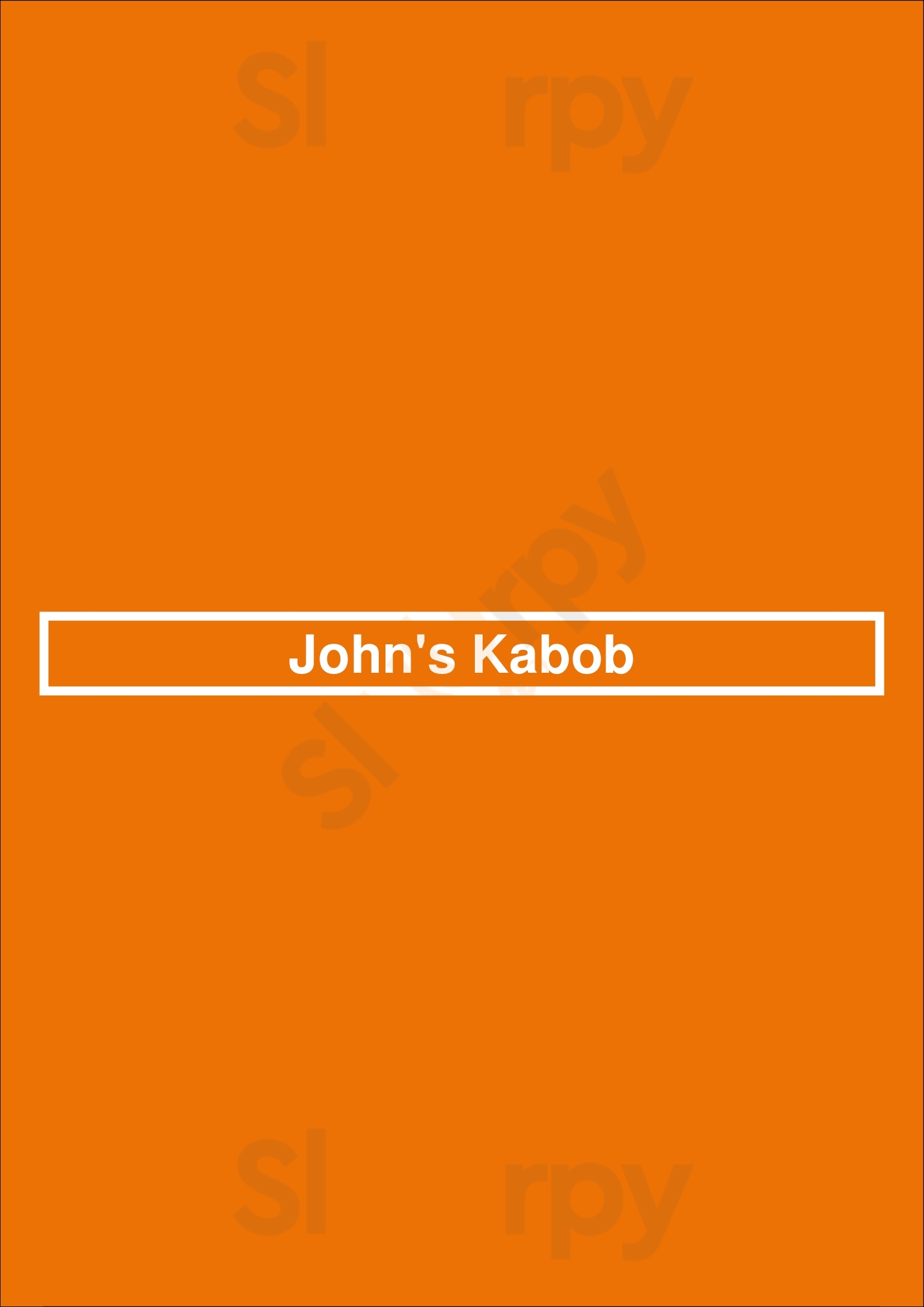 John's Kabob Monterey Park Menu - 1