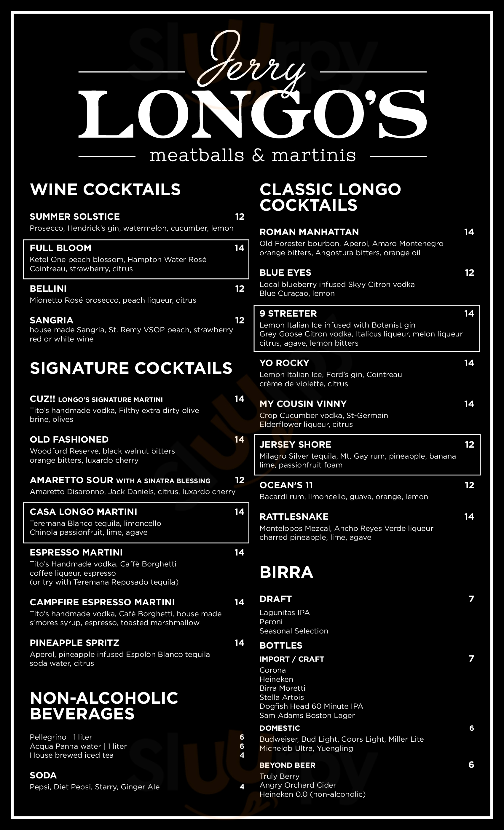 Frankie's At Dover Downs Dover Menu - 1