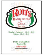 Ron's Hamburger And Chili