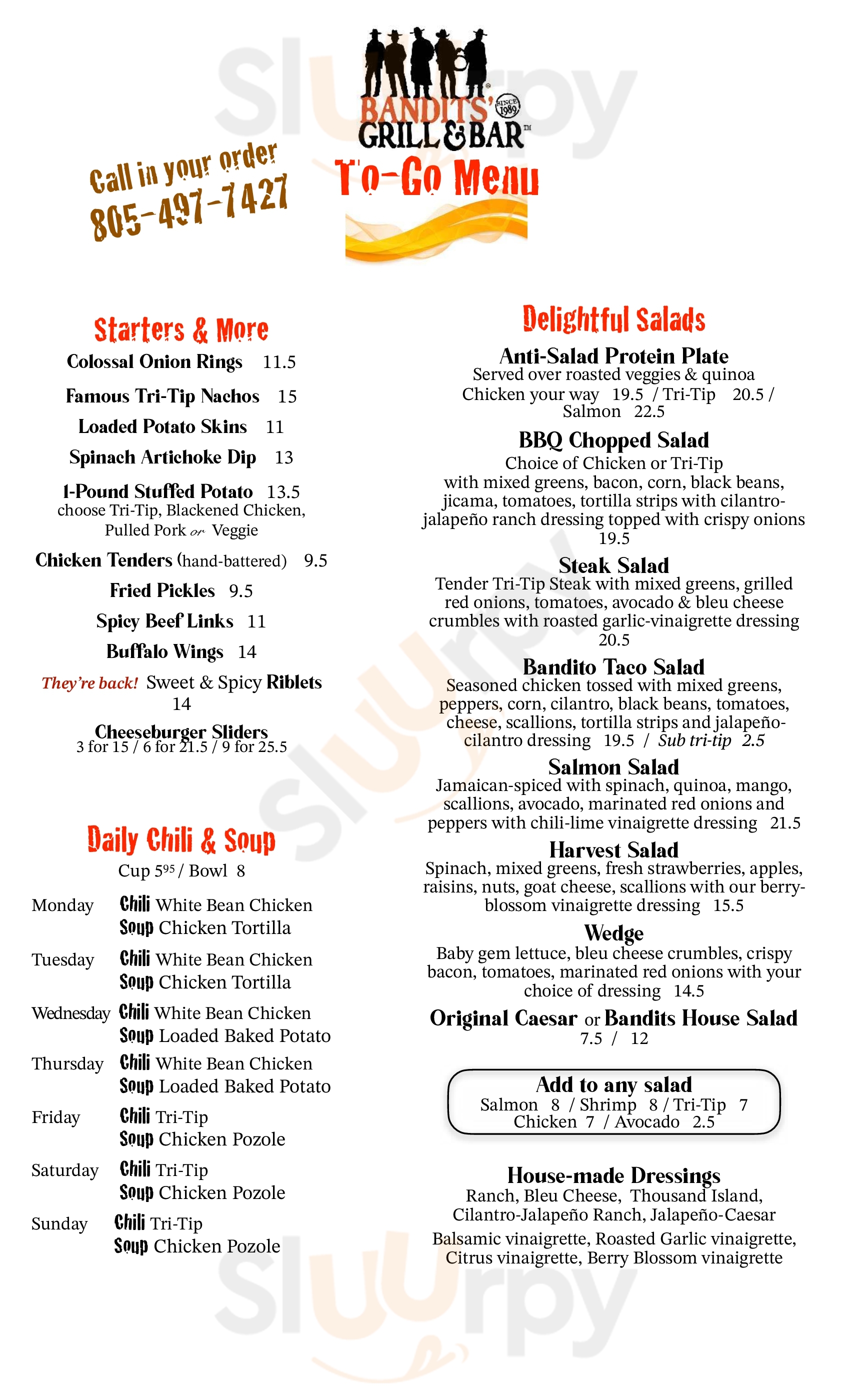 Main Menu - Sushi Hiro