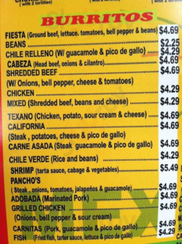 Pancho's Mexican Food