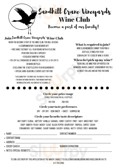 Sandhill Crane Vineyards And Crane Cafe