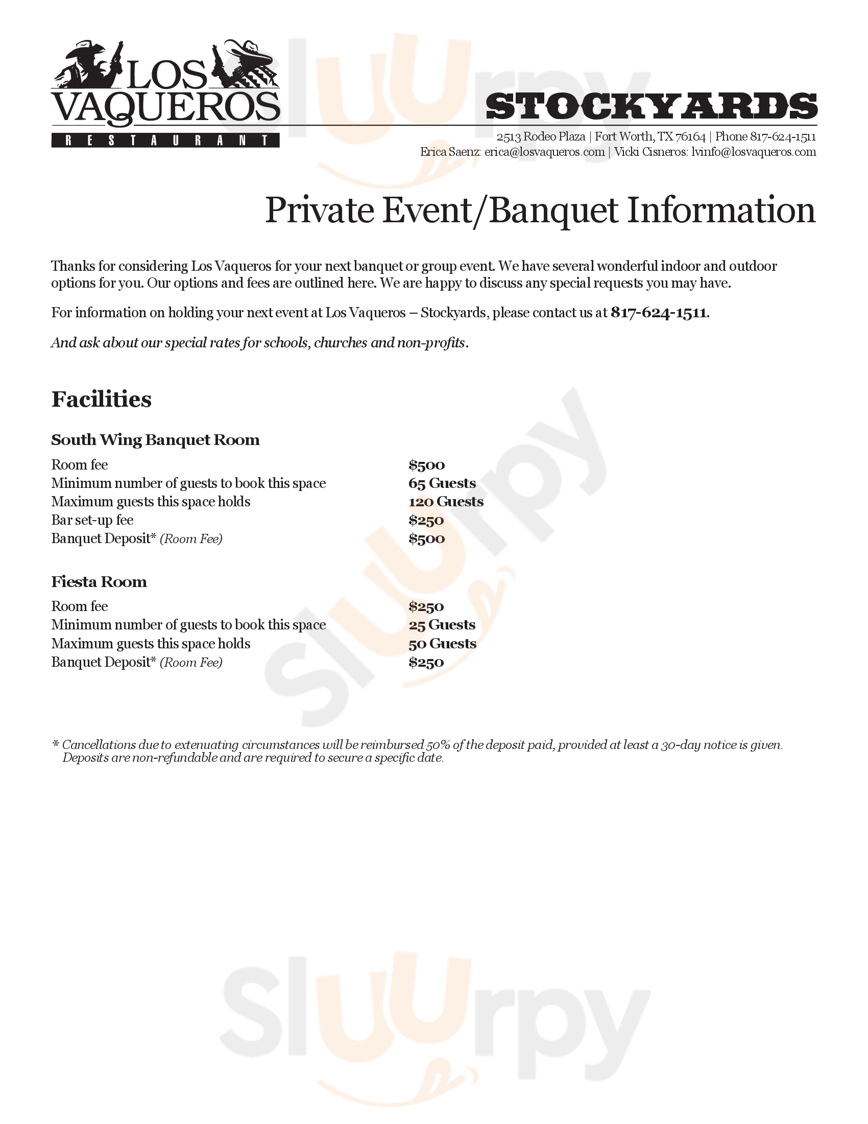 Main Menu - Los Vaqueros