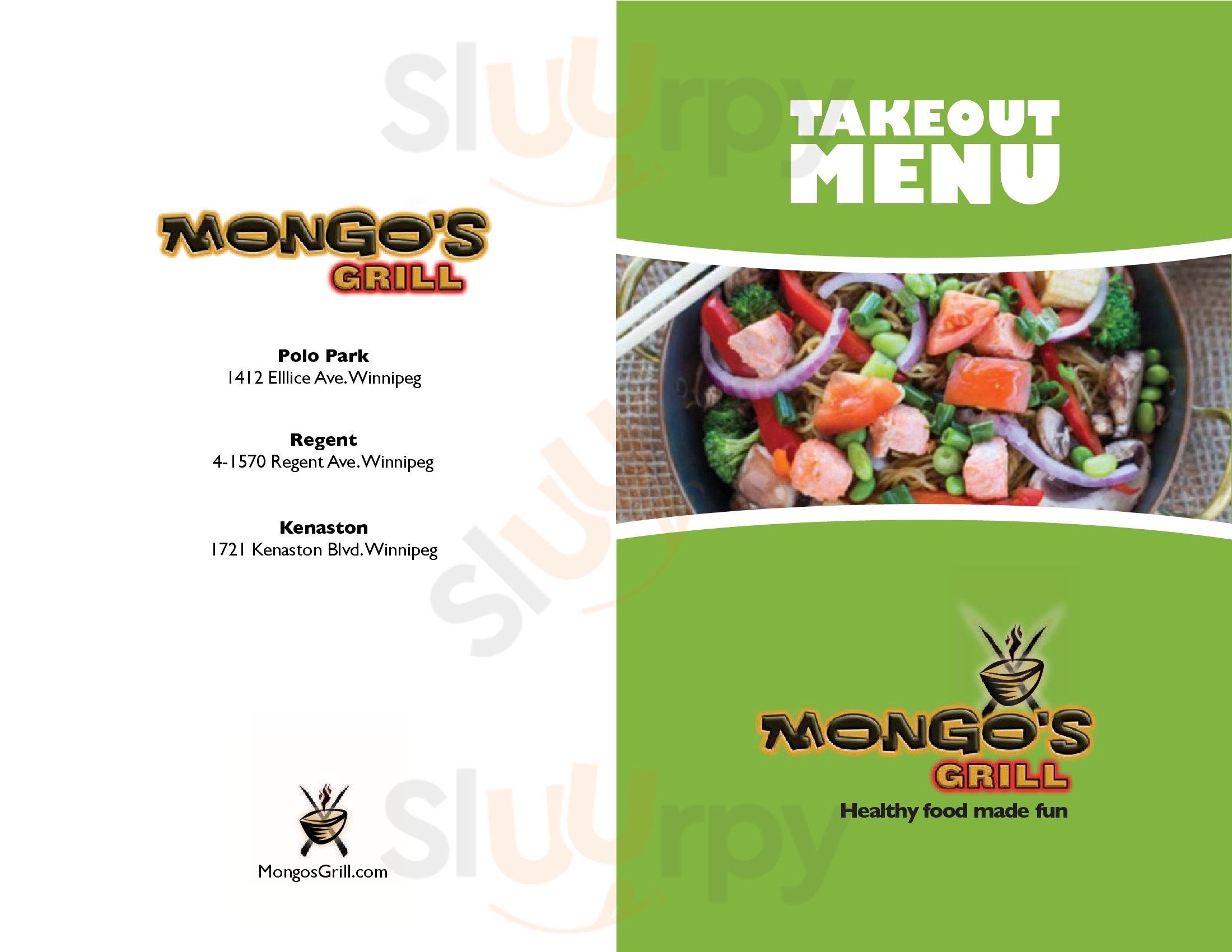 Main Menu - Mongo's Grill