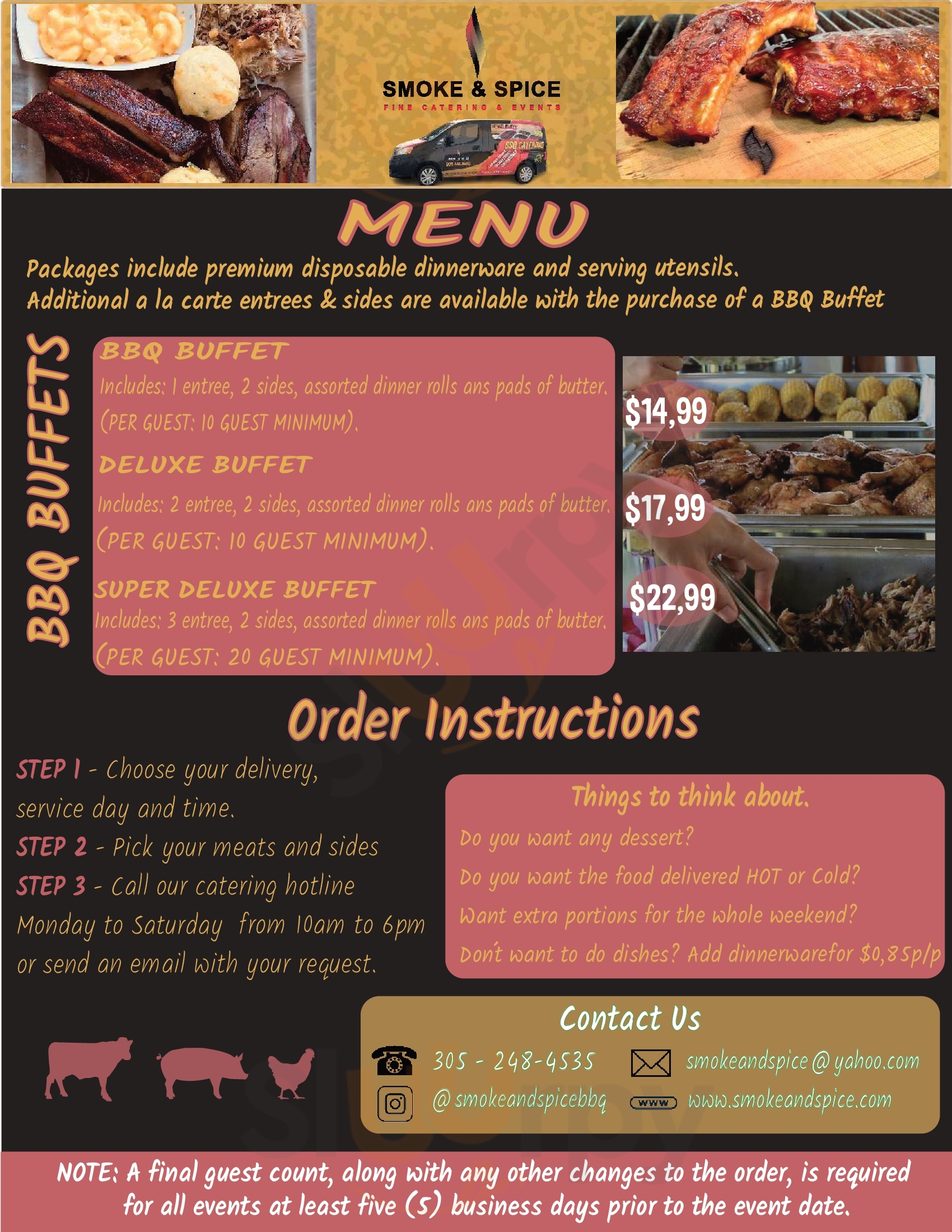 Smoke And Spice Homestead Menu - 1