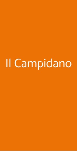 Il Campidano, Roma