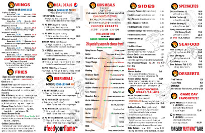 Golden Flame Hot Wings