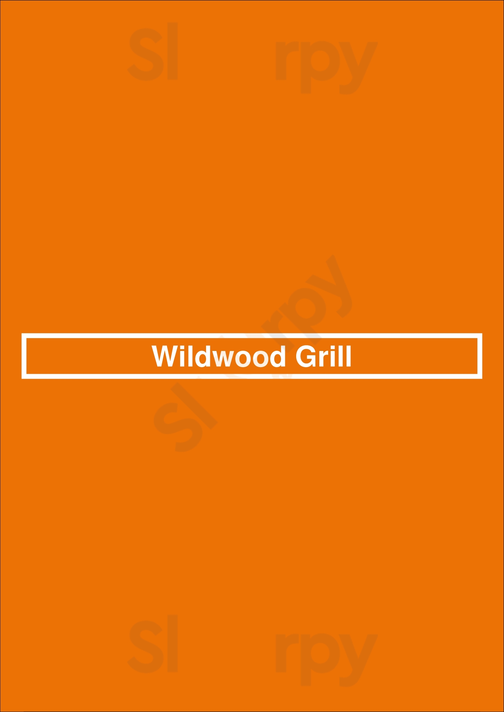 Wildwood Grill Southlake Menu - 1