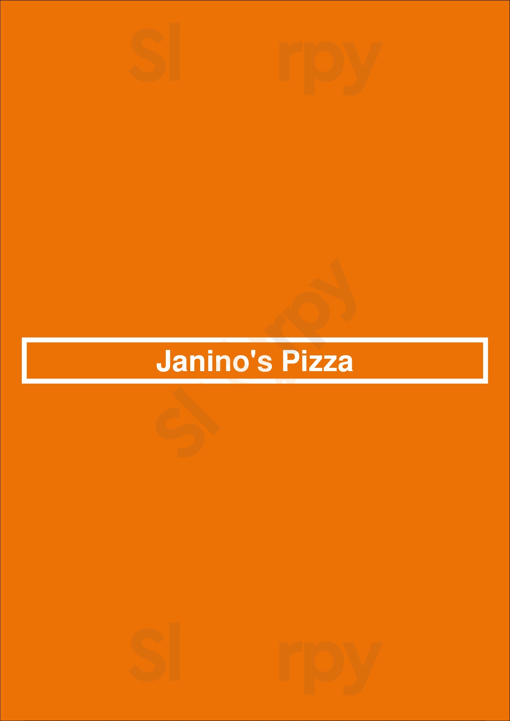 Janino's Pizza Gulf Shores Menu - 1