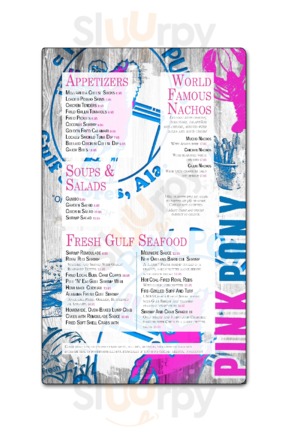 Pink Pony Pub menu